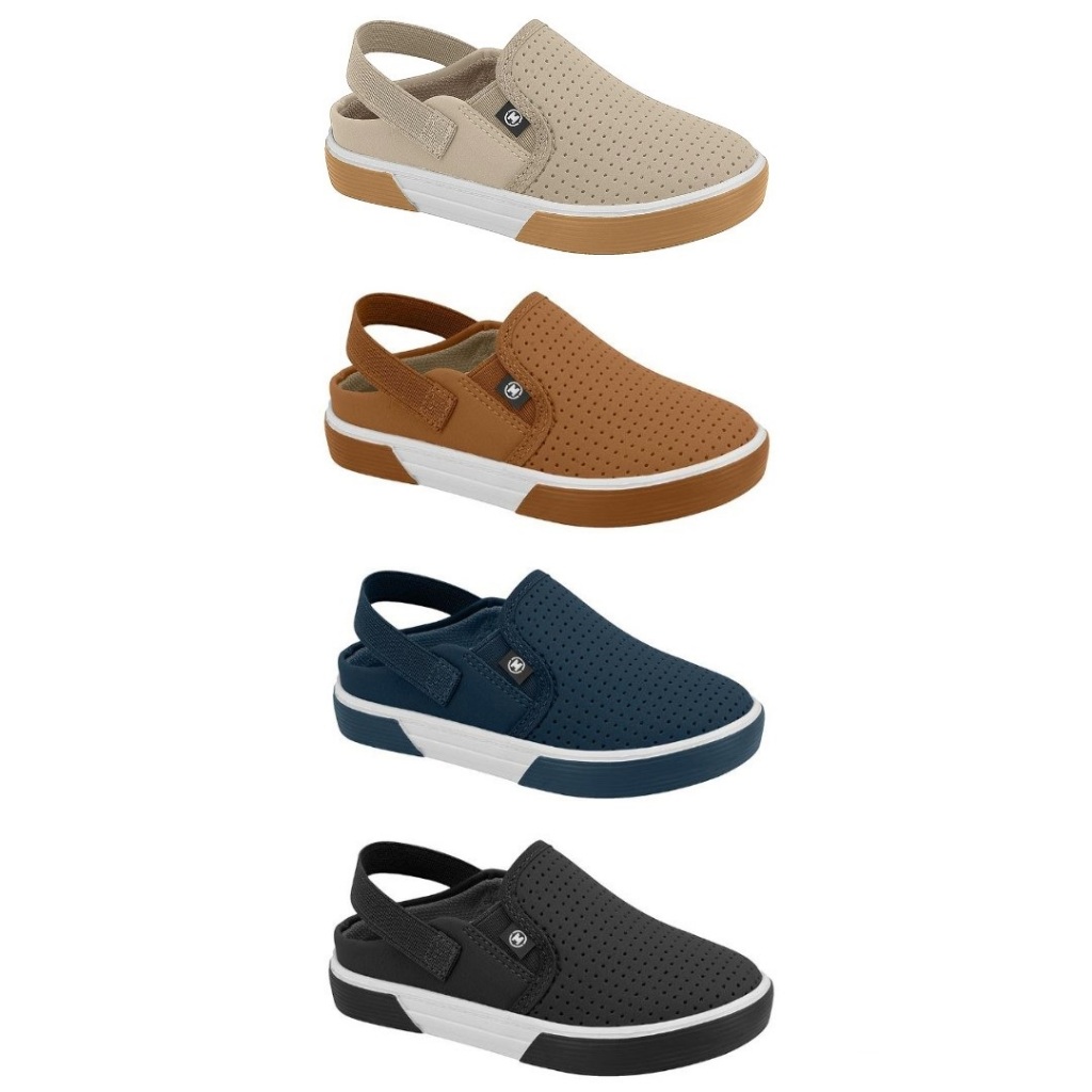 Tênis Mule Infantil Menino Molekinho 2136.645 em Oferta na Shopee