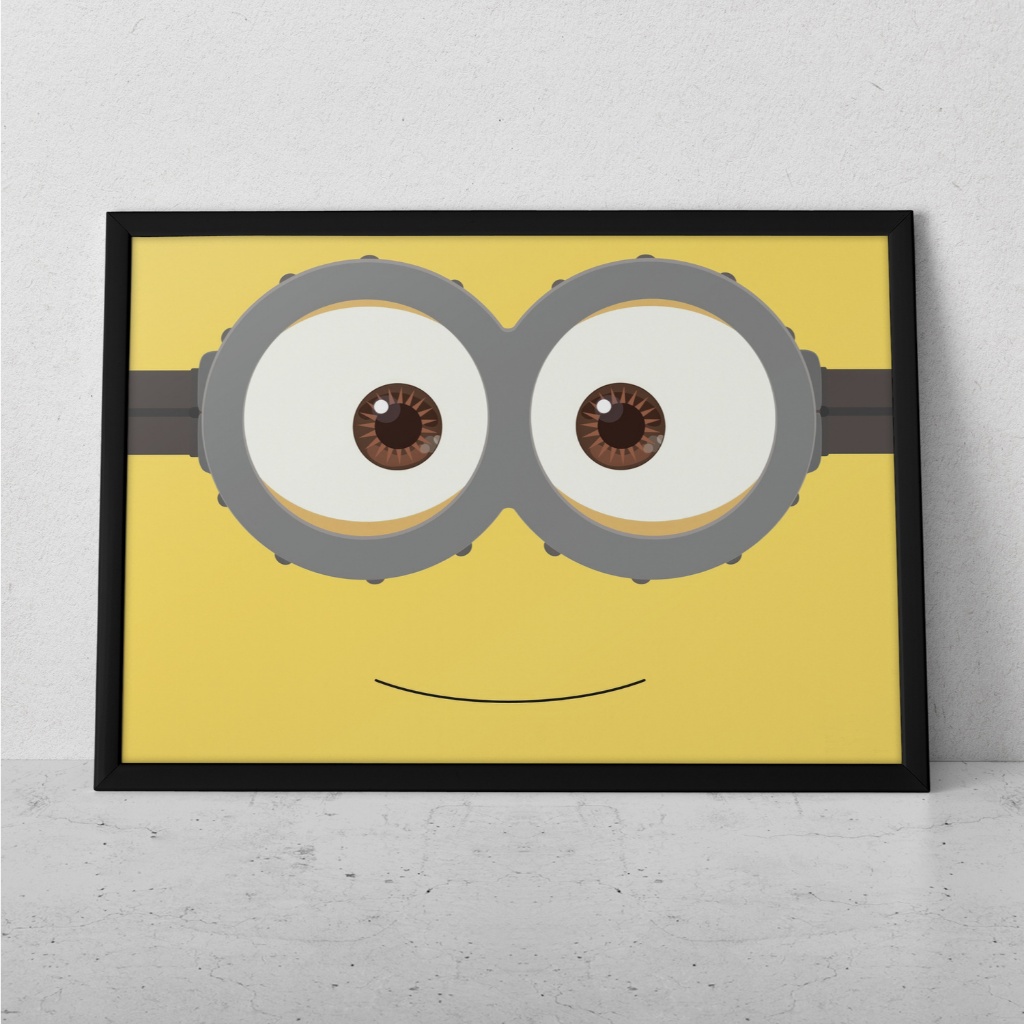 Quadro Decorativo Placa 80x60 mdf alta resolução full hd MEU MALVADO FAVORITO MINION  sala quarto escritório