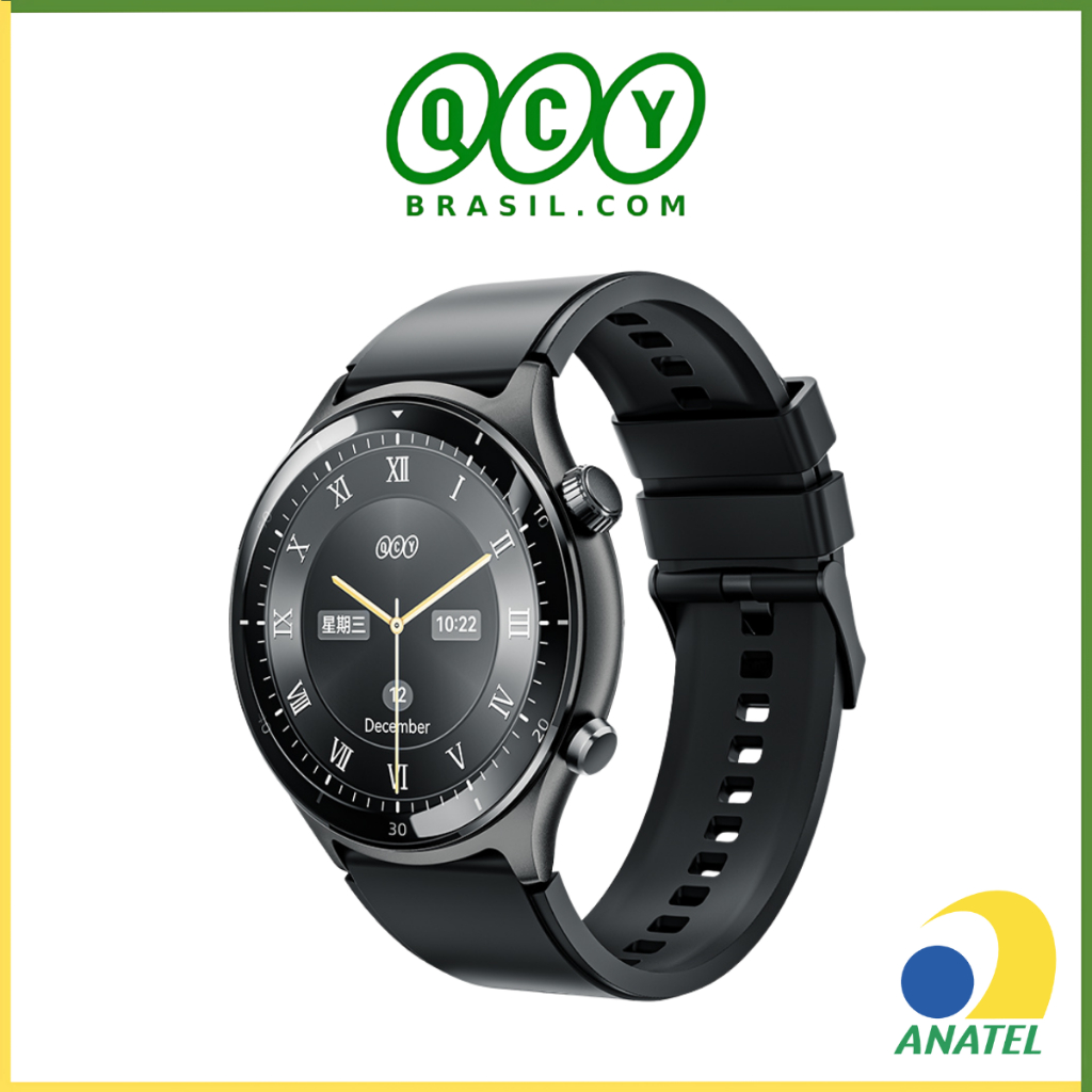 Smartwatch QCY S7 Active GT Bluetooth, +120 Modos de Esportes, Tela 1.43', Sp02, Sensor Cardíaco - Mobile & Gadgets