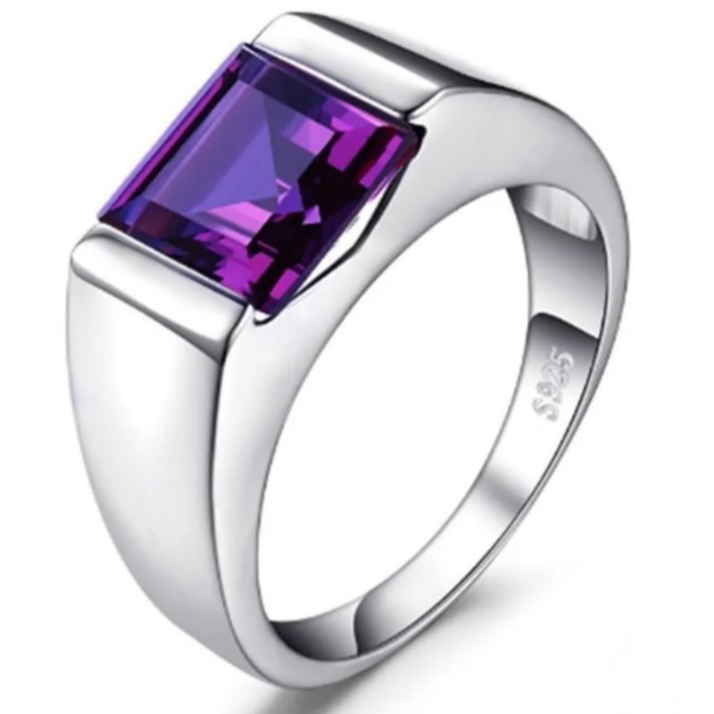 Anel Ametista Masculino - Comprar com Melhor Preço em Anéis