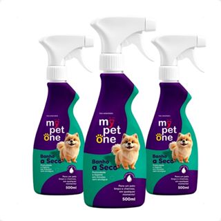 Kit 3 Banho a Seco Mypetone para Cães e Gatos - 500ml em Oferta na Shopee