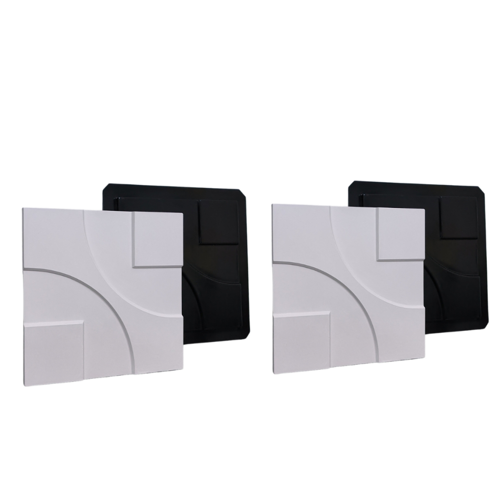 2 Formas 3D Modelo Carolina Forma 3D Para Gesso e Cimenticia Molde 3D em ABS