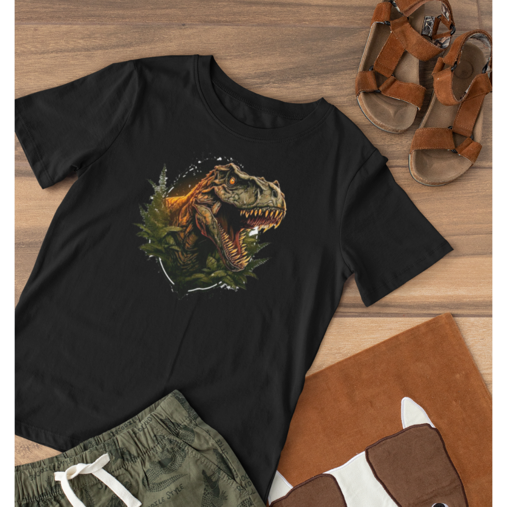 Camiseta Infantil Dinossauro Moda Kids Confortável