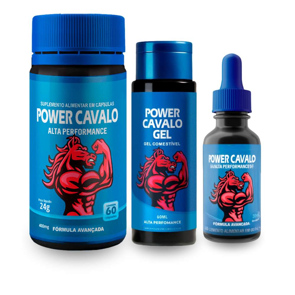 Suplemento Power Cavalo Caps + 1 Gel + 1 Gotas Envio imediato em Oferta na Shopee