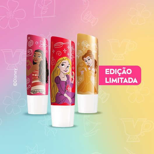 KIT NIVEA LIP DISNEY PRINCESA MOANA + BELA + RAPUNZEL