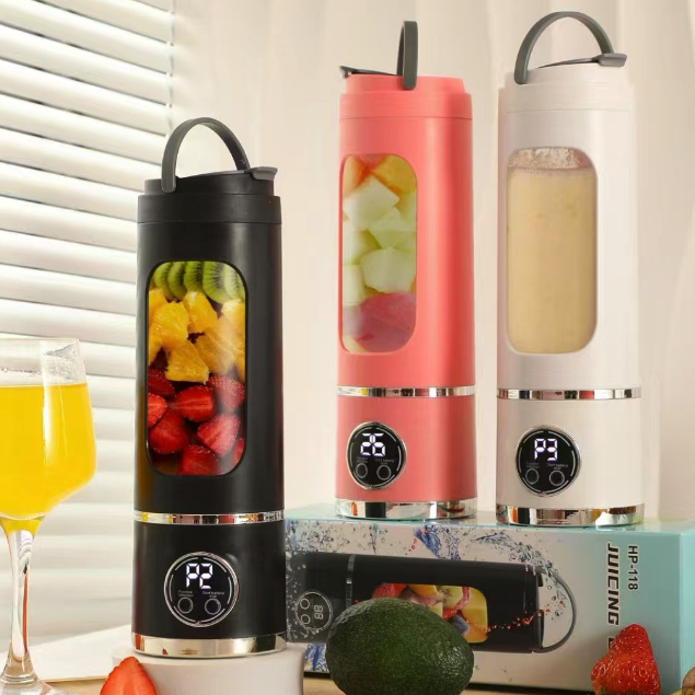 Liquidificador Portátil Recarregável 10 Lâminas 450ml - 1300mAh. em Oferta na Shopee