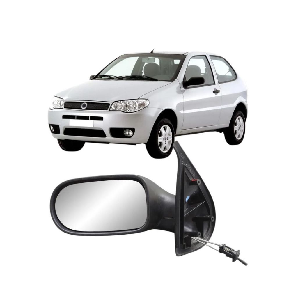 Retrovisor Palio G3 2004/2008 2 Portas Manual Lado Esquerdo