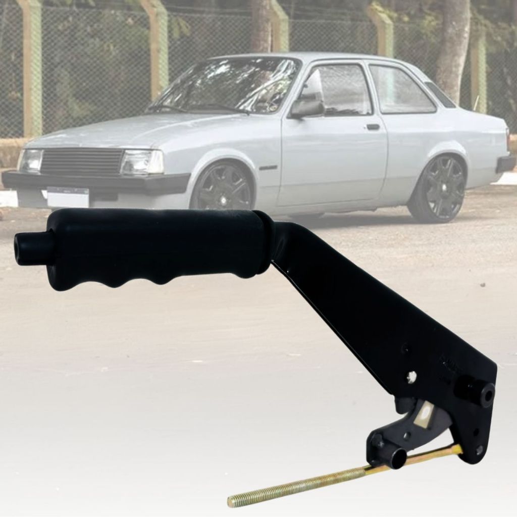 Alavanca Freio de Mão Chevrolet Chevette Chevy 500 Marajó 1974 1977 1980 1983 1987 1990 1992 Com Manopla