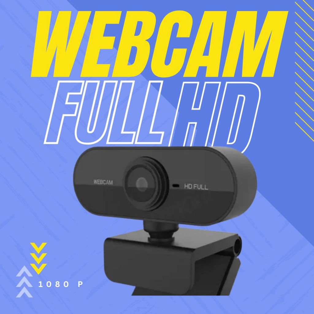 Webcam Full Hd 1080p Usb 2.0 Câmera Computador PC Microfone Integrado