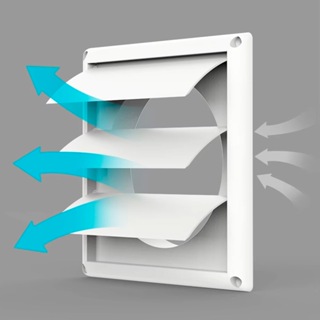 Veneziana Grade Auto Fechante Para Exaustão de Ar Para Tubo De 150mm 15cm em Oferta na Shopee