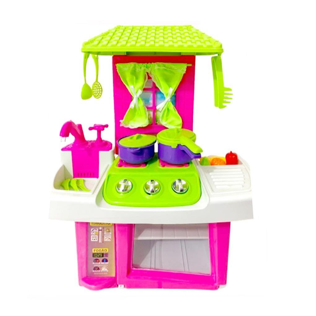 Cozinha Glamourosa Infantil Lua de Cristal com Acessórios e Torneira que sai água de verdade em Oferta na Shopee
