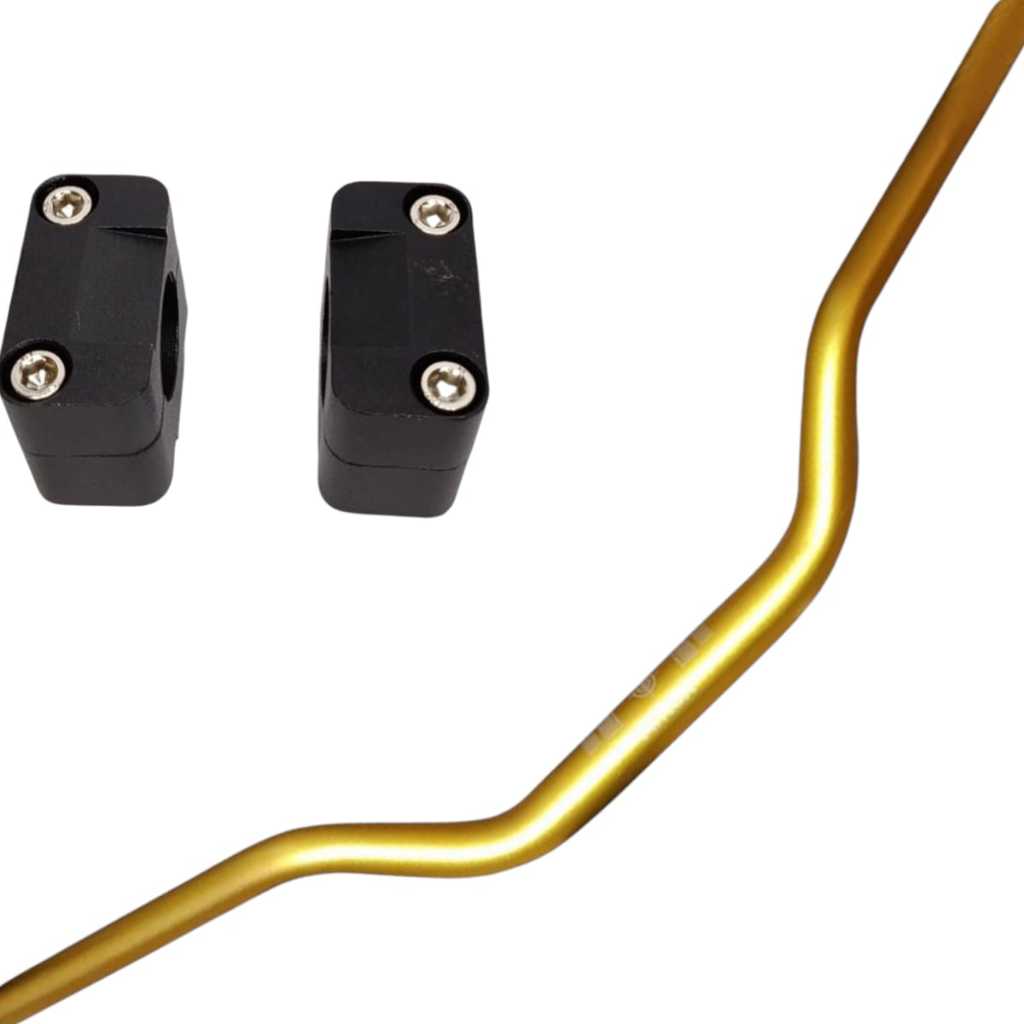 Guidão Naked Aluminio Com Adaptador Moto Cb 300 Twister 250 Fazer 250 Mt 03 07 — imagem 2 de 2