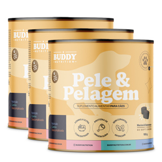 Kit 3x Pele & Pelagem - Suplemento Alimentar Para Cães - Buddy Nutrition em Oferta na Shopee