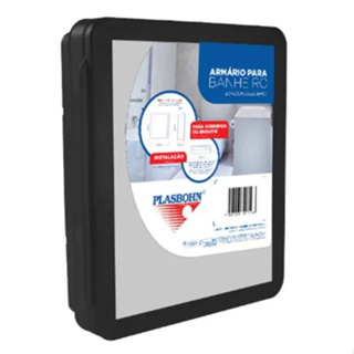 Armario com espelho, para banheiro, armario de sobrepor e embutir, armario moderno. em Oferta na Shopee