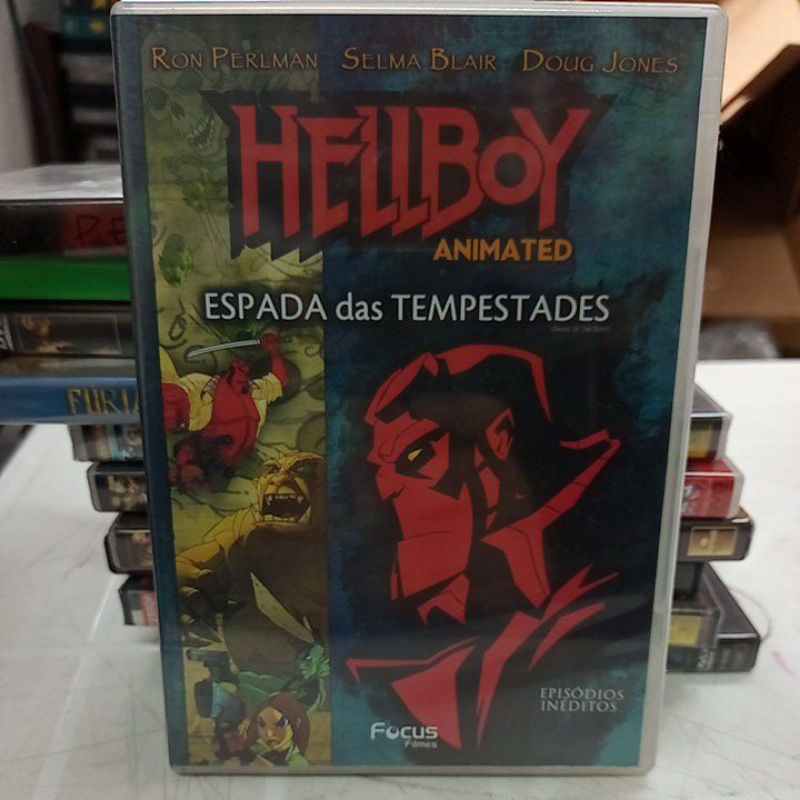 HELLBOY ESPADA DAS TEMPESTADES DVD LACRADO raridade