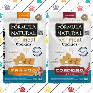 Fórmula Natural Super Premium Fresh Meat Cookies Cães Adultos Frango ou Cordeiro em Oferta na Shopee