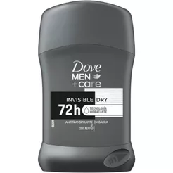 Desodorante Antitranspirante Dove Men+Care Em Barra Invisible Dry 45g