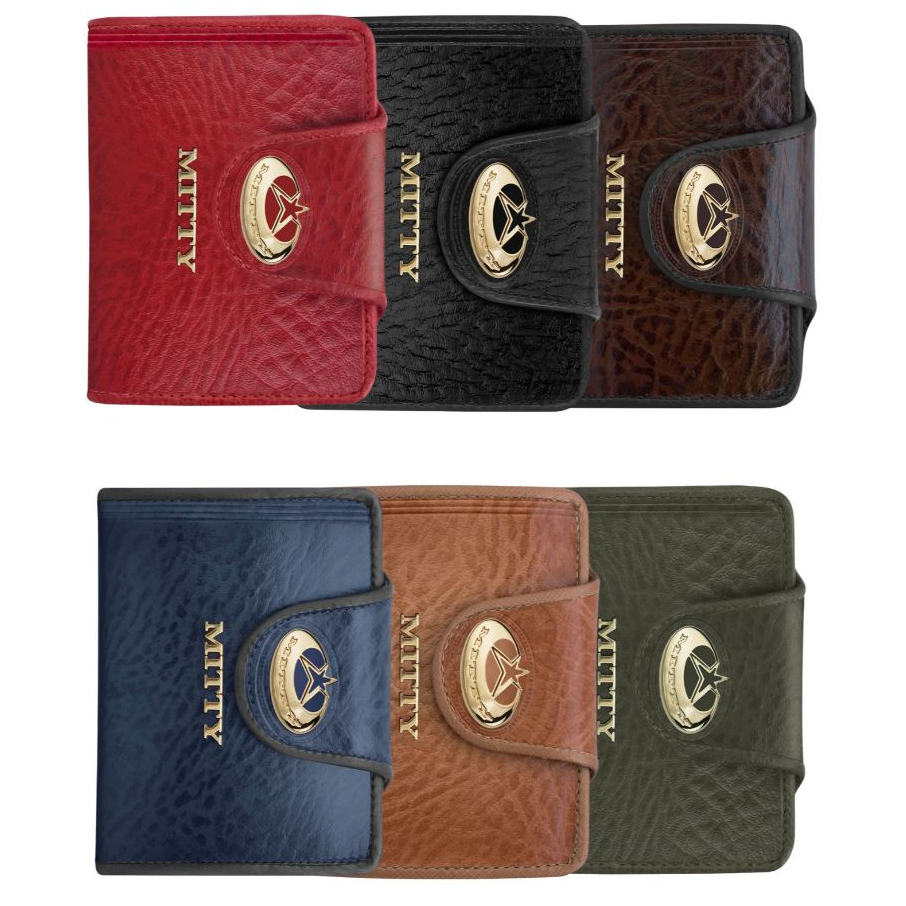 Carteira Média Feminina Mitty Couro 100% Legitimo FMFPL