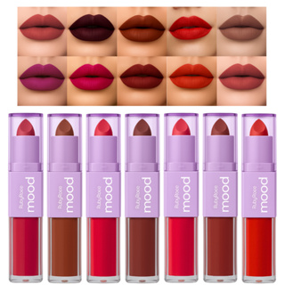 Batom Duo Mood 2 Em 1 Batom E Batom Líquido - Ruby Rose em Oferta na Shopee