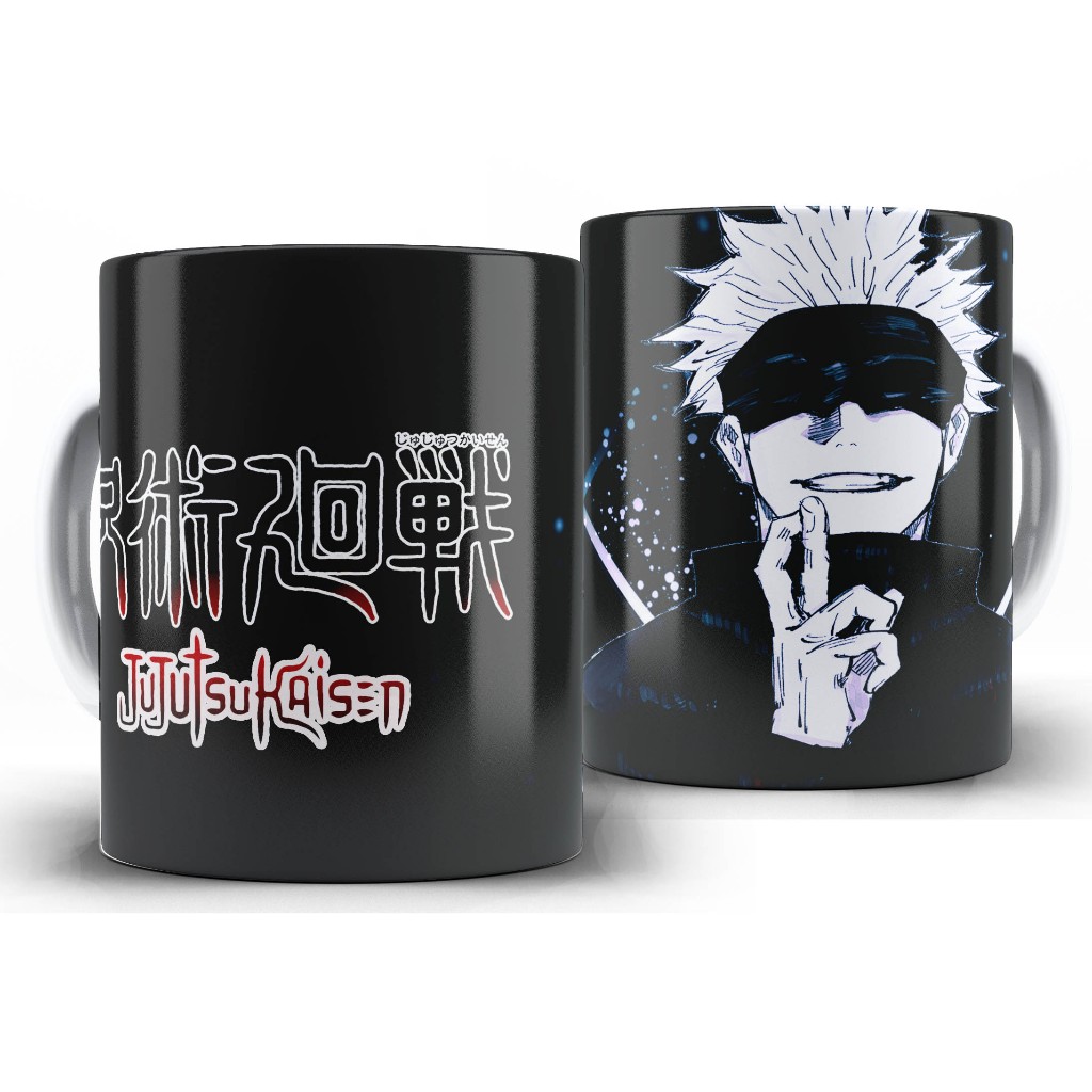 Caneca Anime - Jujutsu Kaisen W10 - Satoro Gojo em Oferta na Shopee