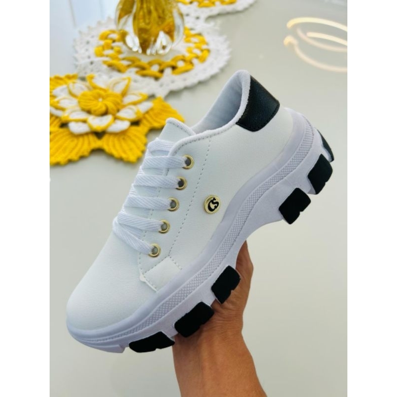 tênis casual feminino plataforma mais vendido confortável