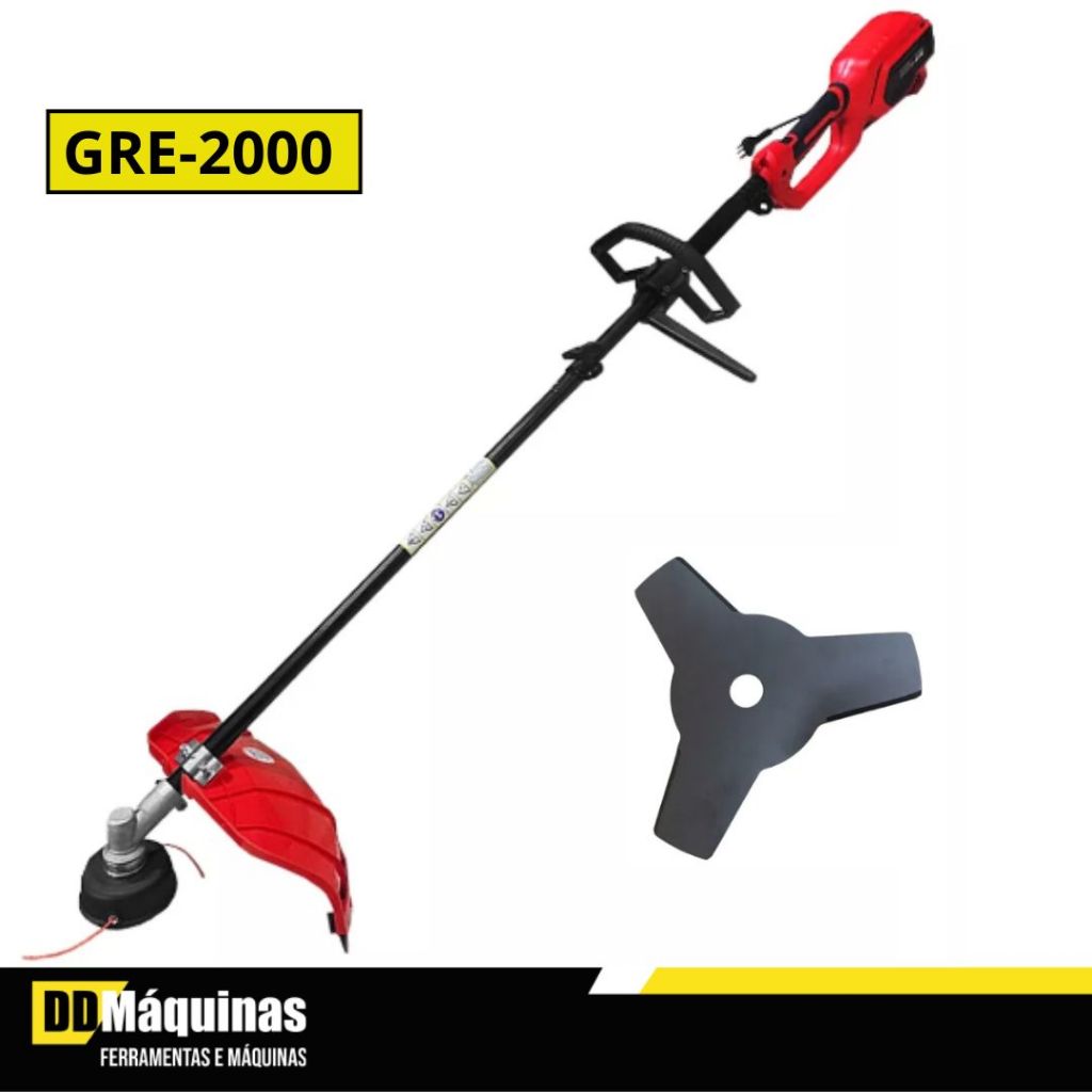 Roçadeira Elétrica Lateral GRE-2000 2000W 110v Cabo Bipartido- Garthen - Home & Living