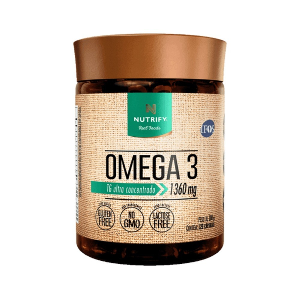Ômega 3 TG Ultra Concentrado 1360mg 120 Cáps - Nutrify