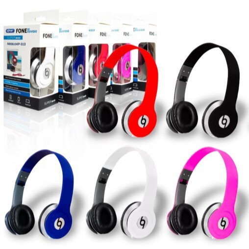 Fone de Ouvido Cabo Flat P2 Dobrável KNUP - KP-313