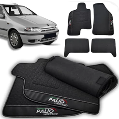 Kit Tapete Específico Palio Weekend Adventure 1996 97 a 2010 2011 Cobertura do carpete do seu carro