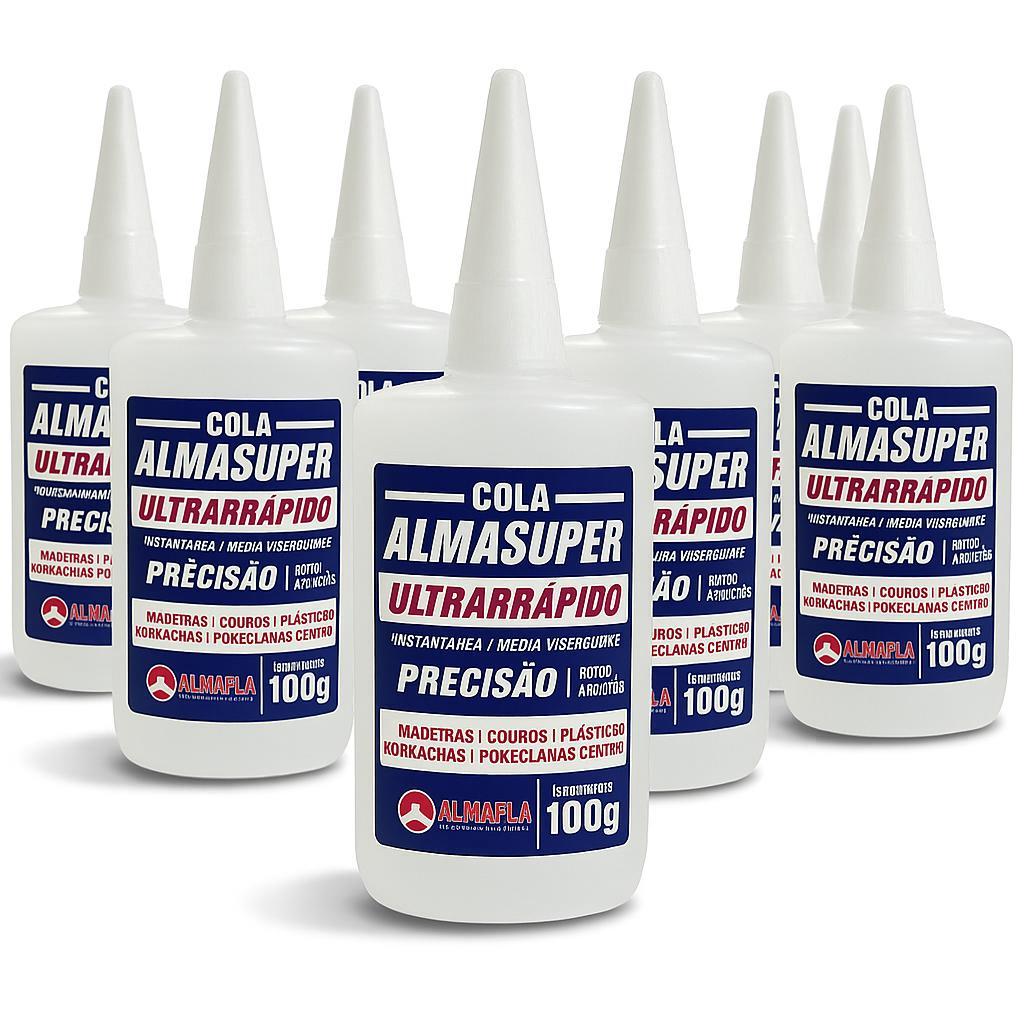 24 Colas Almasuper Instantânea 100g - Almata bico precisão em Oferta na Shopee