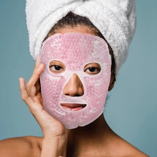 MX-1 Máscara Térmica De Gel Esferas Polímero Rosto Facial Relaxante Quente ou Fria em Oferta na Shopee