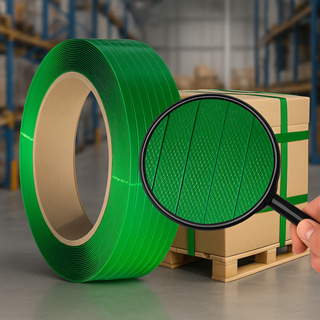 Fita Cinta de Arquear Pet Poliéster Virgem - Verde 13mm 16mm - 4kg em Oferta na Shopee