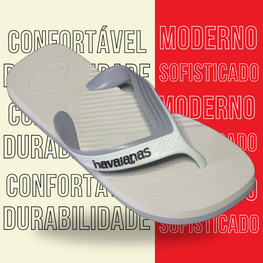 Chinelo Havaianas Dual Original Masculino – Conforto, Resistente e Estilo | Envio Rápido em Oferta na Shopee