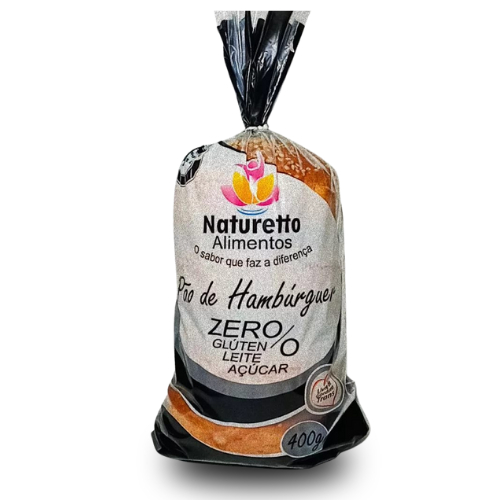 PÃO DE HAMBURGUER ZERO GLÚTEN / ZERO LEITE / ZERO LACTOSE / ZERO AÇUCAR em Oferta na Shopee