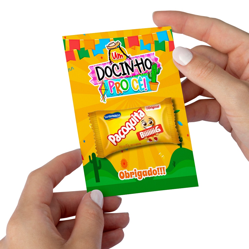 Cartão Mimo Pra Cliente Agradecimento Festa Junina