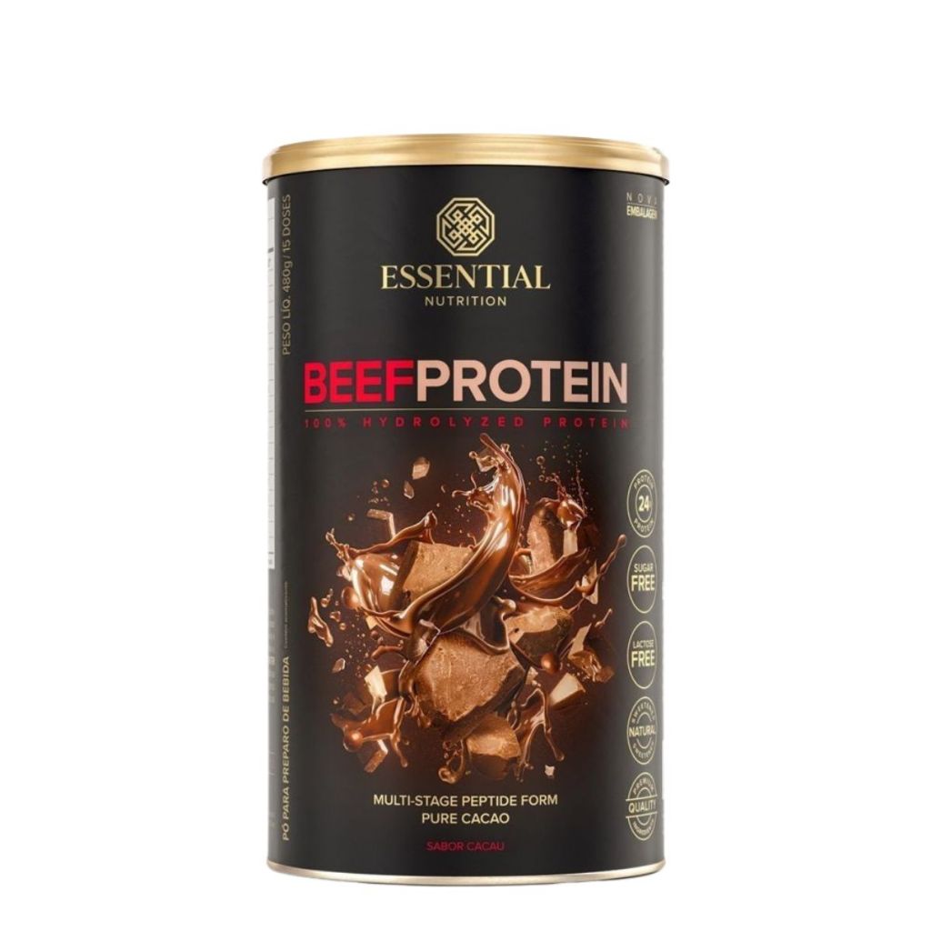 Essential Beef Protein sabor cacau 480g