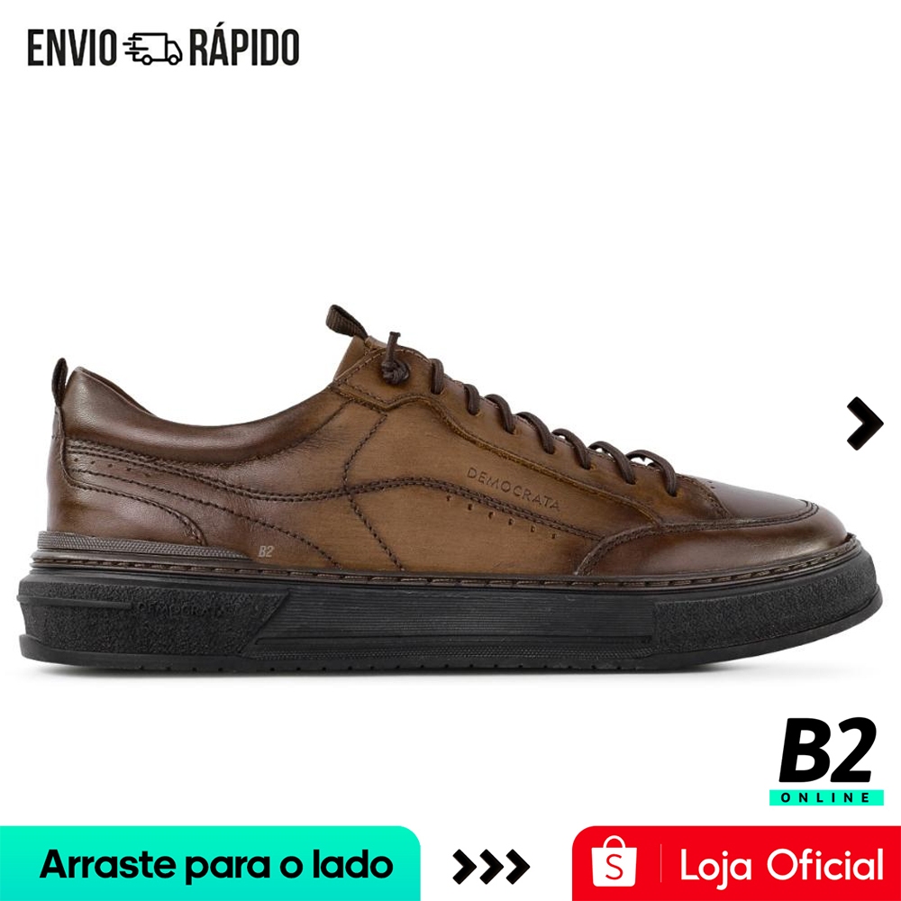 Sapatênis Democrata Denim Foster Masculino Original Com Nota Fiscal e Garantia em Oferta na Shopee