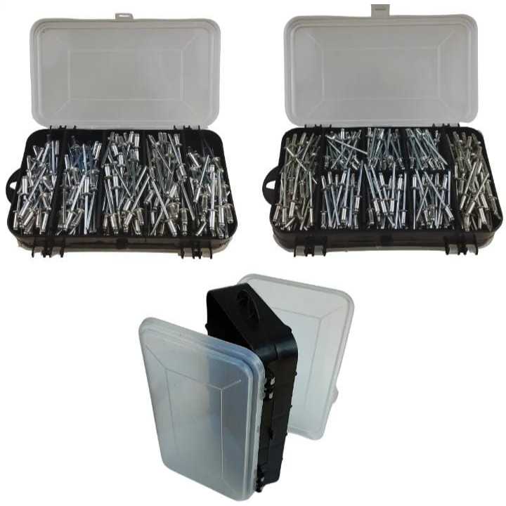 Kit Rebite Pop Alumínio Com ou Sem Estojo 250 Unid 306 308 310 408