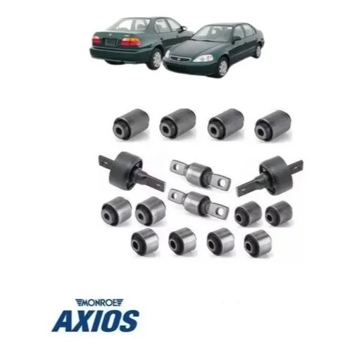 Kit 16 Buchas Suspensão Traseira Honda Civic 92 A 2000 Axios em Oferta na Shopee