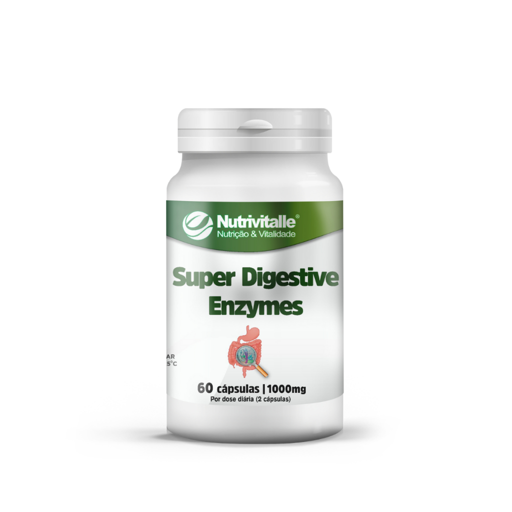 SUPER DIGESTIVE ENZYMES 1000MG 60CAPS NUTRIVITALLE