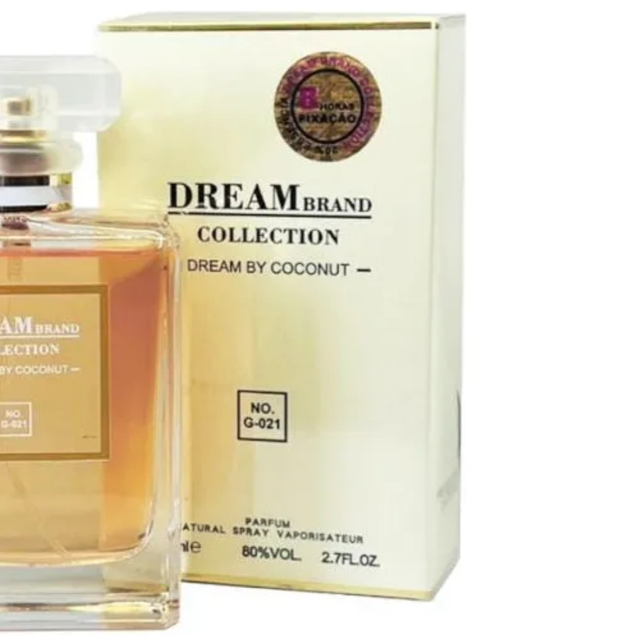 N° G-021 - PERFUME FEMININO DREAM BRAND COLLECTION - 80ML - DREAM BY COCONUT - EAU DE PARFUM