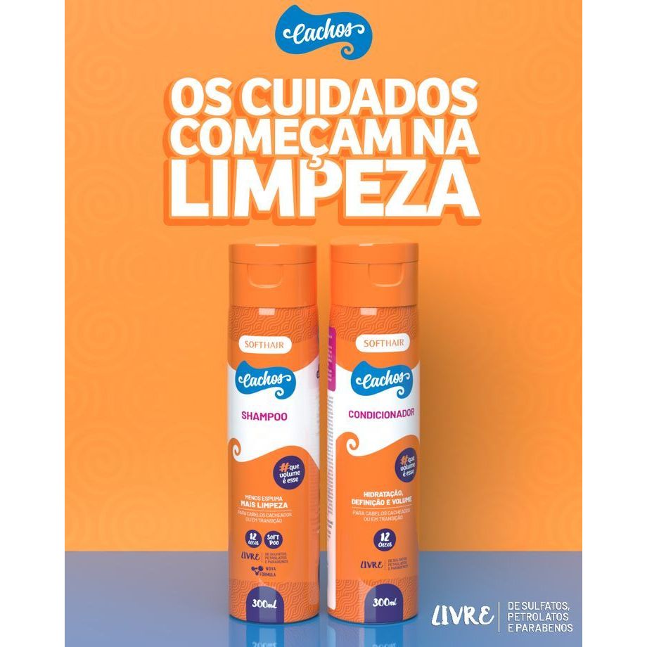 Shampoo Cachos Definidos Tipo 3 Soft Hair — imagem 2 de 2