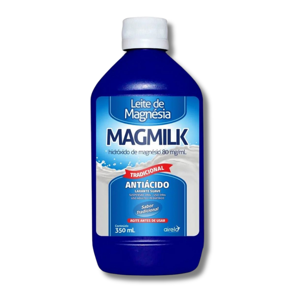 Leite de Magnésia Tradicional Magmilk 350mL em Oferta na Shopee