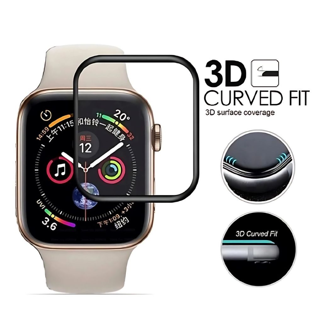 Película de Vidro para Smartwatch 38mm 42mm 44mm Alta Proteção e Transparência