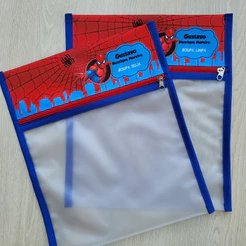 kit Roupa Limpa e Roupa Suja 2 Unidades, para maternidade, creche, desfralde Impermeável Personalizados