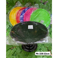 KIT COM 2 BANDEJA PRA DECORACAO DE FESTAR BASE 12CM BANDEJA 22 CM ALTURA17CM PB-22A