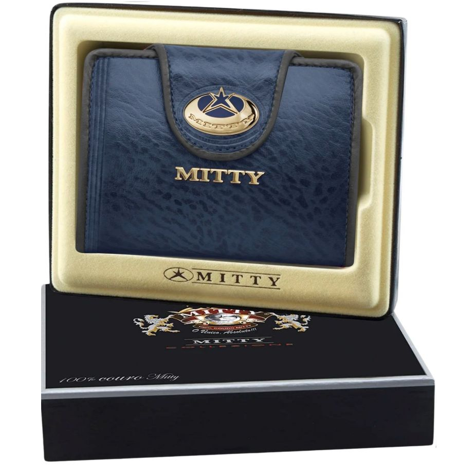 Carteira Feminina Mitty Couro 100% Legitimo Tamanho Grande