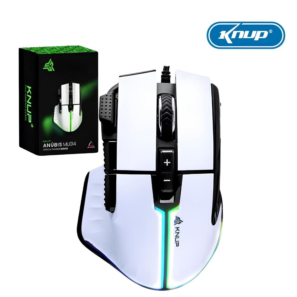 Mouse Gamer com Fio 7200 Dpi, 9 Botões, Led RGB, Sensor Instant A725F Knup em Oferta na Shopee