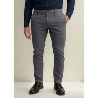 Calça Masculina Sarja Slim - Elastano - Esporte Fino