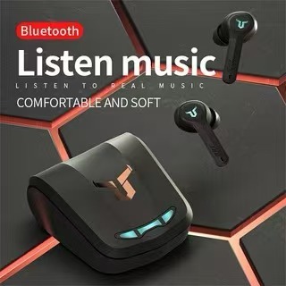 Fone de Ouvido Bluetooth TWS 5.0 Gamer – Sem Fio, Sem Atraso, Som de Alta Qualidade